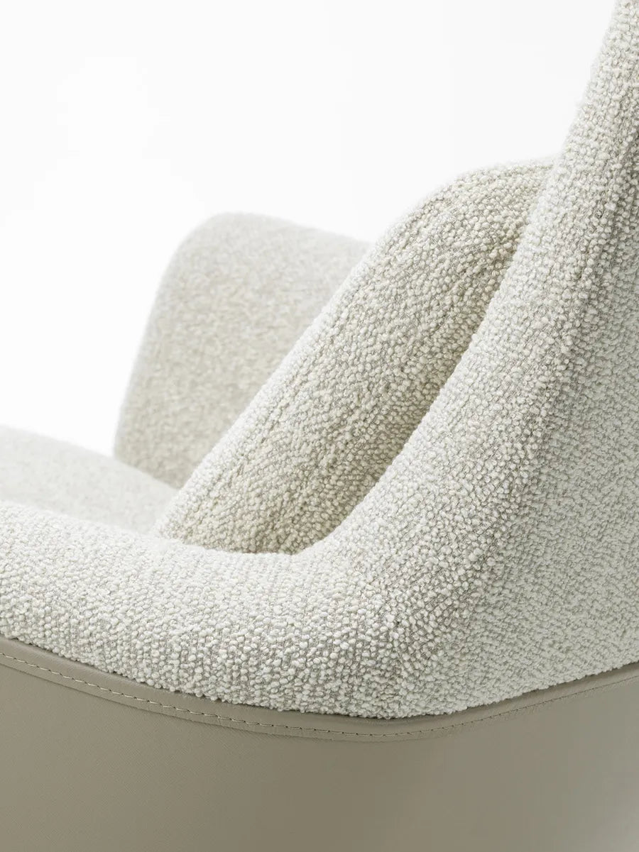 Grand Relax Lænestol inkl. Fodskammel, grey/beige fra Vitra