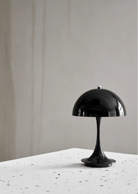 Panthella 160 Portable V3, opaque black af Verner Panton - 2 - Jacobsen Plus