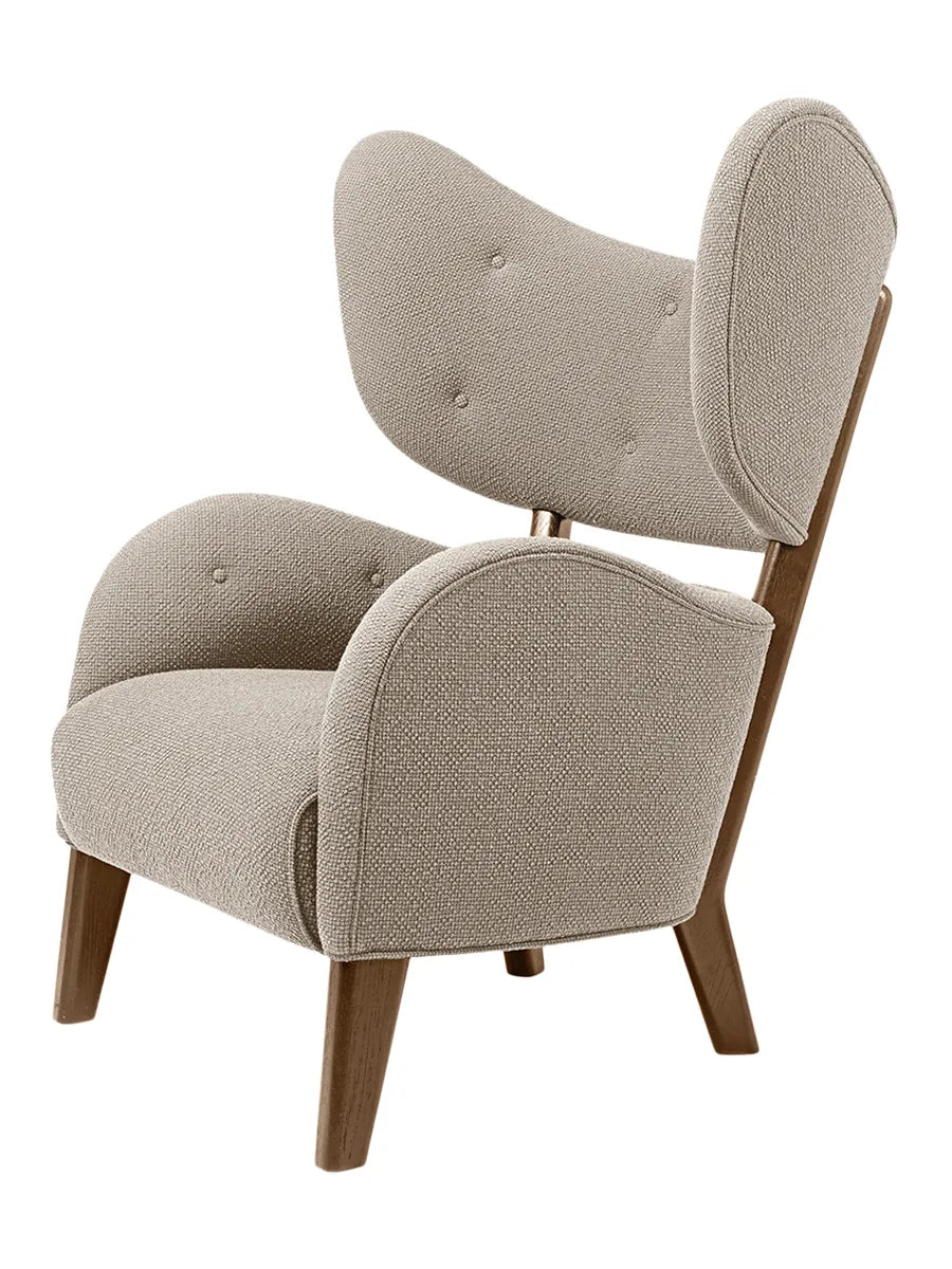 My Own Chair Lænestol fra Audo Copenhagen - Sahco Zero Boucle 1 - valnød - Jacobsen Plus