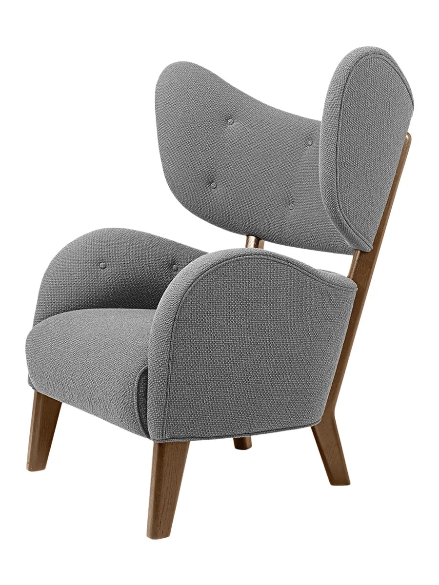 My Own Chair Lænestol fra Audo Copenhagen - Sahco Zero Boucle 16 - valnød - Jacobsen Plus