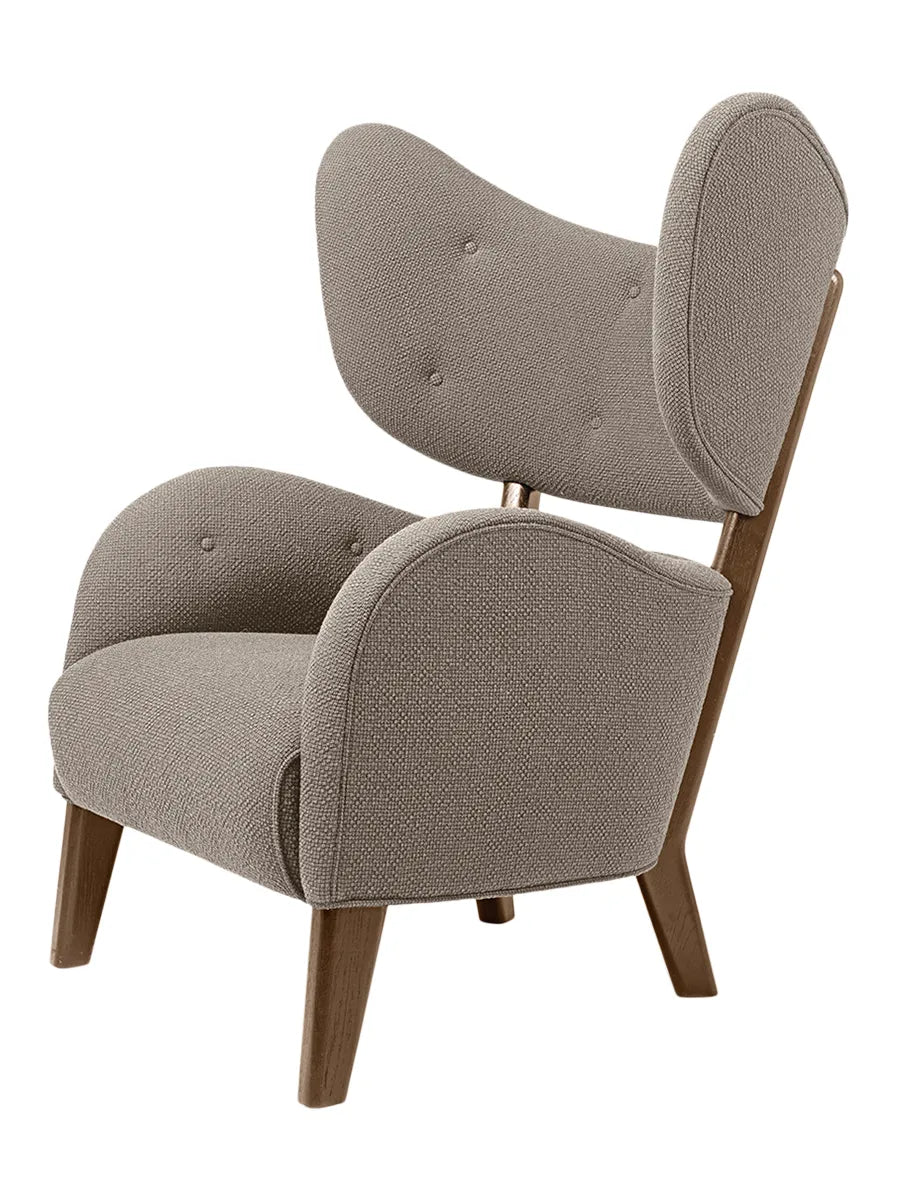 My Own Chair Lænestol fra Audo Copenhagen - Sahco Zero Boucle 12 - valnød - Jacobsen Plus