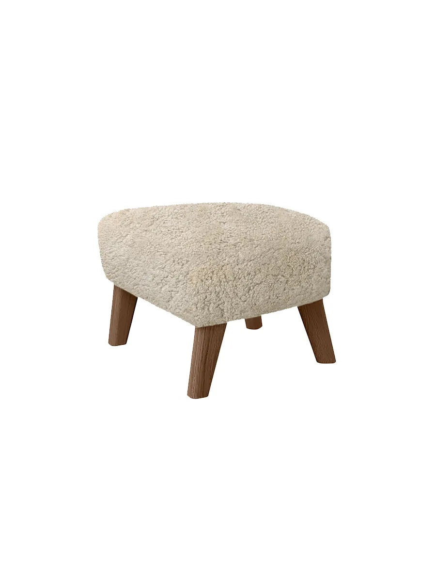 My Own Chair Skammel fra Audo Copenhagen - Sheepskin - valnød - Jacobsen Plus