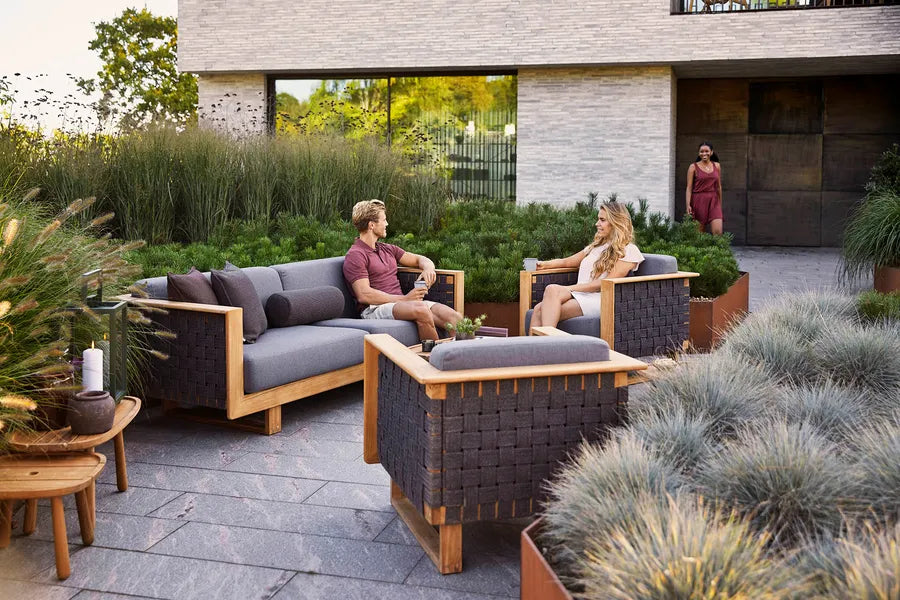 Angle 3 pers. Sofa fra Cane-line - 3 - Jacobsen Plus