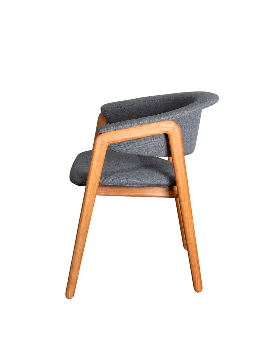 Luna Stol, teak/grey fra Cane-line - 6 - Jacobsen Plus