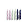 Lilac, mint, midnight blue