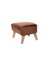 My Own Chair Skammel fra Audo Copenhagen - Cognac Nevada læder - eg - Jacobsen Plus