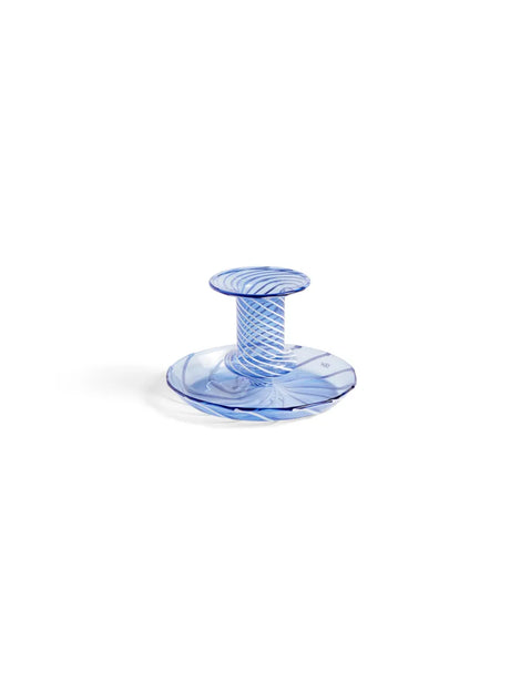 Flare Stripe lysestage fra Hay - Light blue - Jacobsen Plus