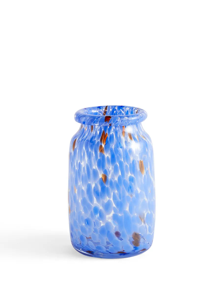 Splash Vase, Roll neck blue fra Hay