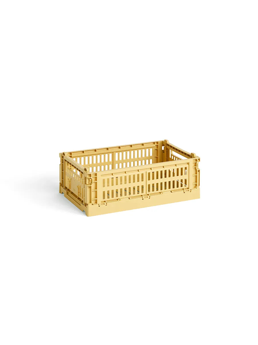 Colour crate S, golden yellow fra Hay