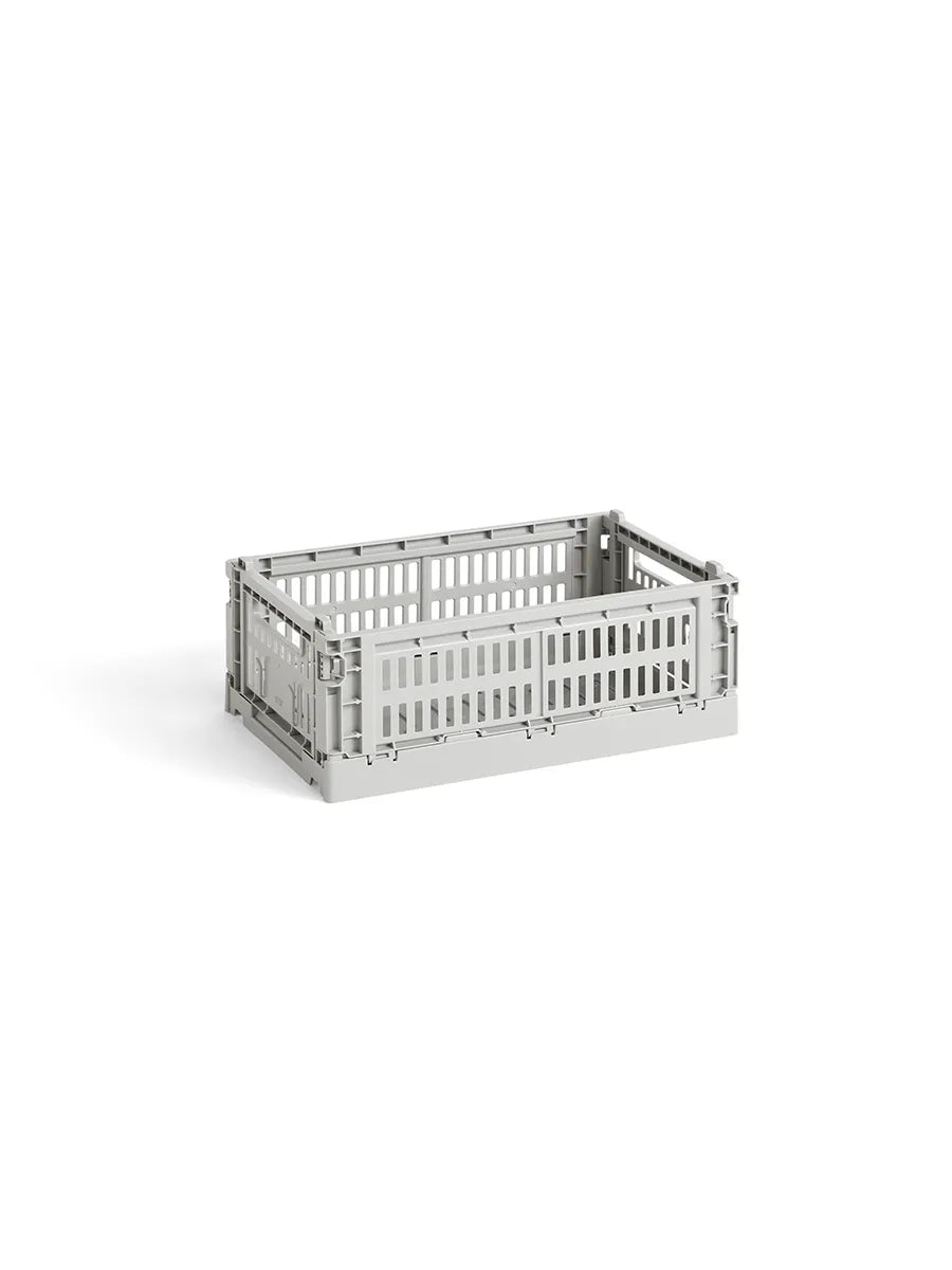 Colour crate S, light grey fra Hay