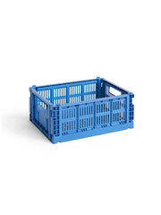 Colour crate M, electric blue fra Hay