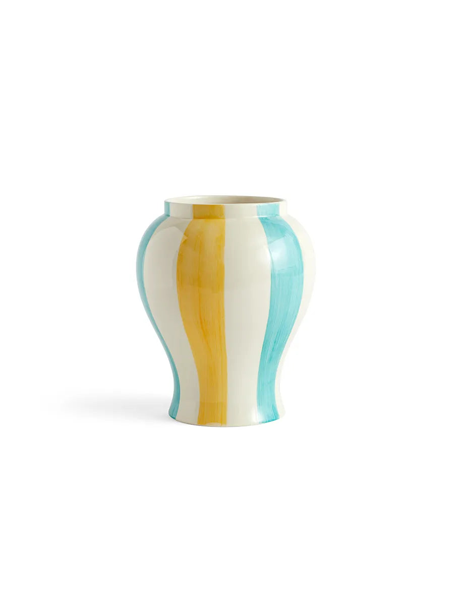 Sobremesa stripe vase fra Hay