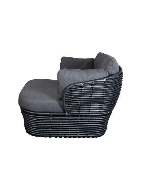 Basket Loungestol fra Cane-line - Graphite stel m. grey hynder - Jacobsen Plus