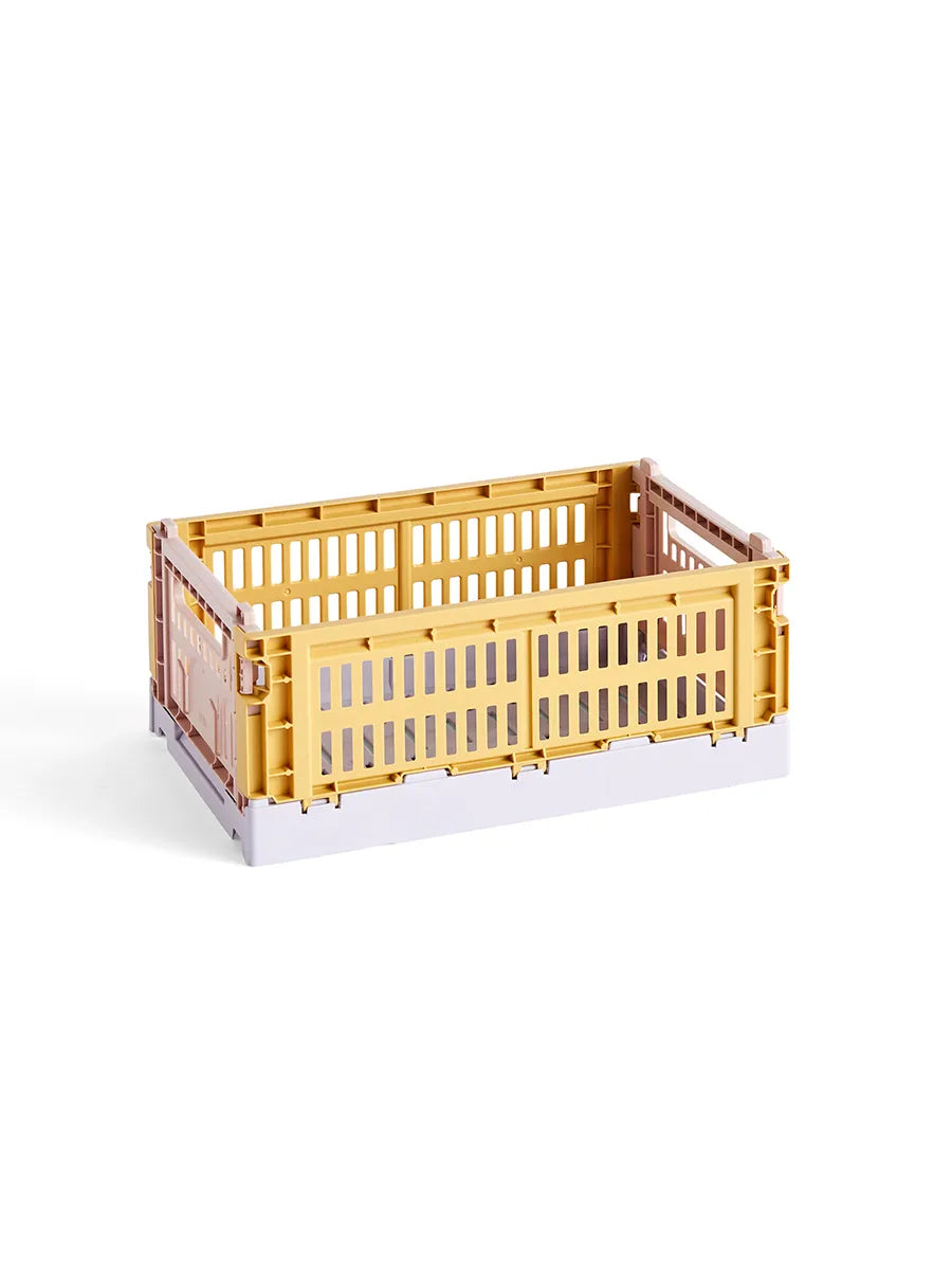 Colour crate S, mix golden yellow fra Hay