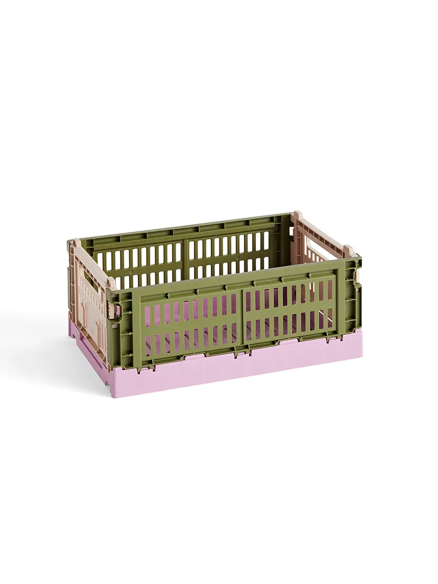 Colour crate S, mix olive powder fra Hay