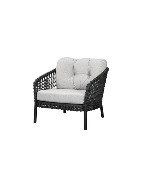 Ocean Large Loungestol, soft rope fra Cane-line - Light brown - Jacobsen Plus