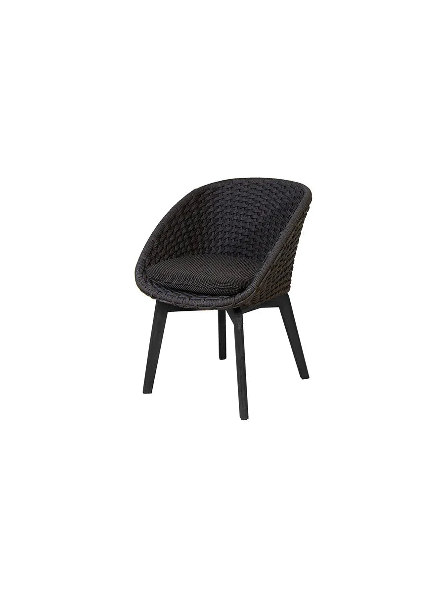 Peacock Stol, Soft Rope m/ben i alu fra Cane-line - 1 - Jacobsen Plus