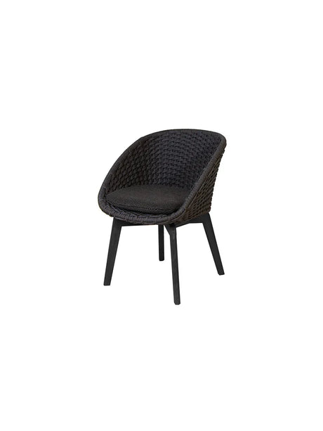 Peacock Stol, Soft Rope m/ben i alu fra Cane-line - 1 - Jacobsen Plus