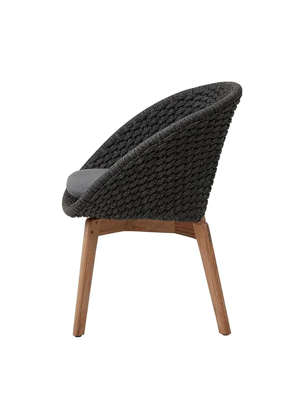 Peacock Stol, Soft Rope m/ben i teak fra Cane-line - 8 - Jacobsen Plus