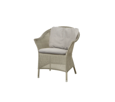 Lansing Havestol fra Cane-line - Taupe / Sand - Cane-line Natté sæde - og ryghynde - Jacobsen Plus