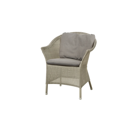 Lansing Havestol fra Cane-line - Taupe / Taupe- Cane-line Natté sæde - og ryghynde - Jacobsen Plus