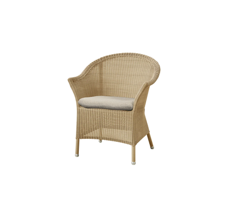 Lansing Havestol fra Cane-line - Natur / Taupe - Cane-line Natté sædehynde - Jacobsen Plus