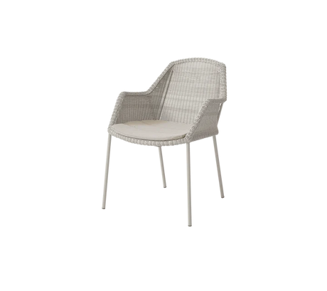 Breeze stol, stabelbar inkl. hynde fra Cane-line - Sand / Sand - Cane-line Natté - Jacobsen Plus