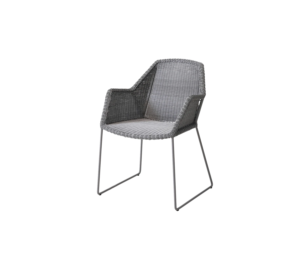 Breeze Havestol m. Meder Stel fra Cane-line - Light grey - Jacobsen Plus
