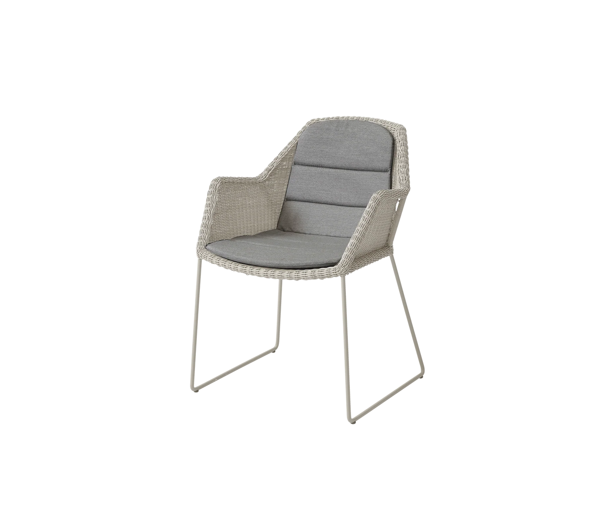 Breeze stol inkl. hynde fra Cane-line - Sand / Taupe - Cane-line Natté - Jacobsen Plus