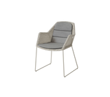 Breeze stol inkl. hynde fra Cane-line - Sand / Taupe - Cane-line Natté - Jacobsen Plus