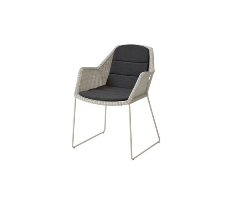 Breeze stol inkl. hynde fra Cane-line - Sand / Black - Cane-line Natté - Jacobsen Plus