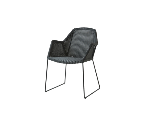 Breeze Havestol m. Meder Stel fra Cane-line - Black - Jacobsen Plus