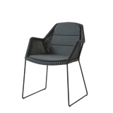 Breeze stol inkl. hynde fra Cane-line - Black / Black - Cane-line Natté - Jacobsen Plus