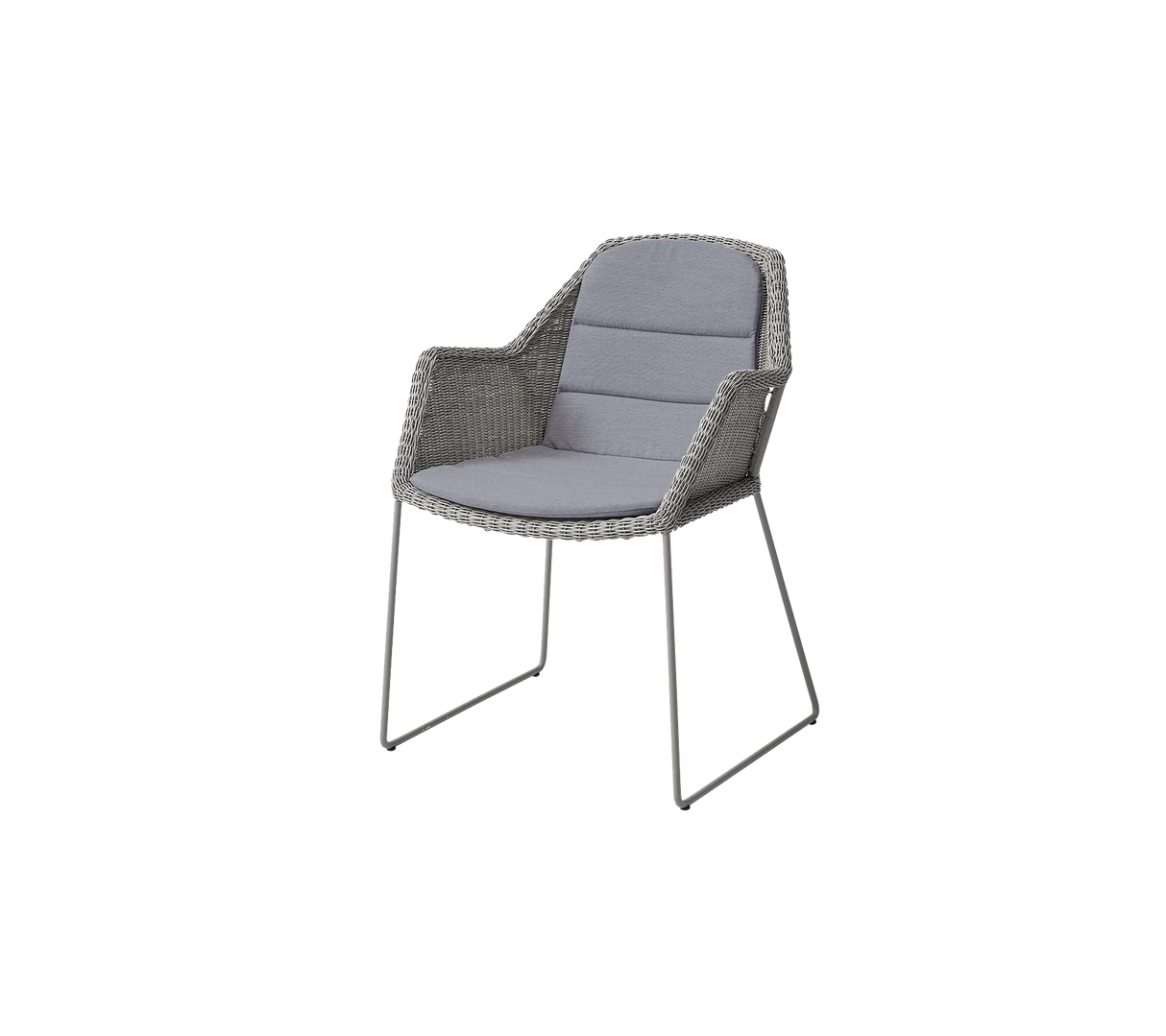 Breeze stol inkl. hynde fra Cane-line - Taupe / Grey - Cane-line Natté - Jacobsen Plus