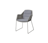 Breeze stol inkl. hynde fra Cane-line - Taupe / Grey - Cane-line Natté - Jacobsen Plus