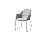 Breeze stol inkl. hynde fra Cane-line - Taupe / Light grey - Cane-line Natté - Jacobsen Plus