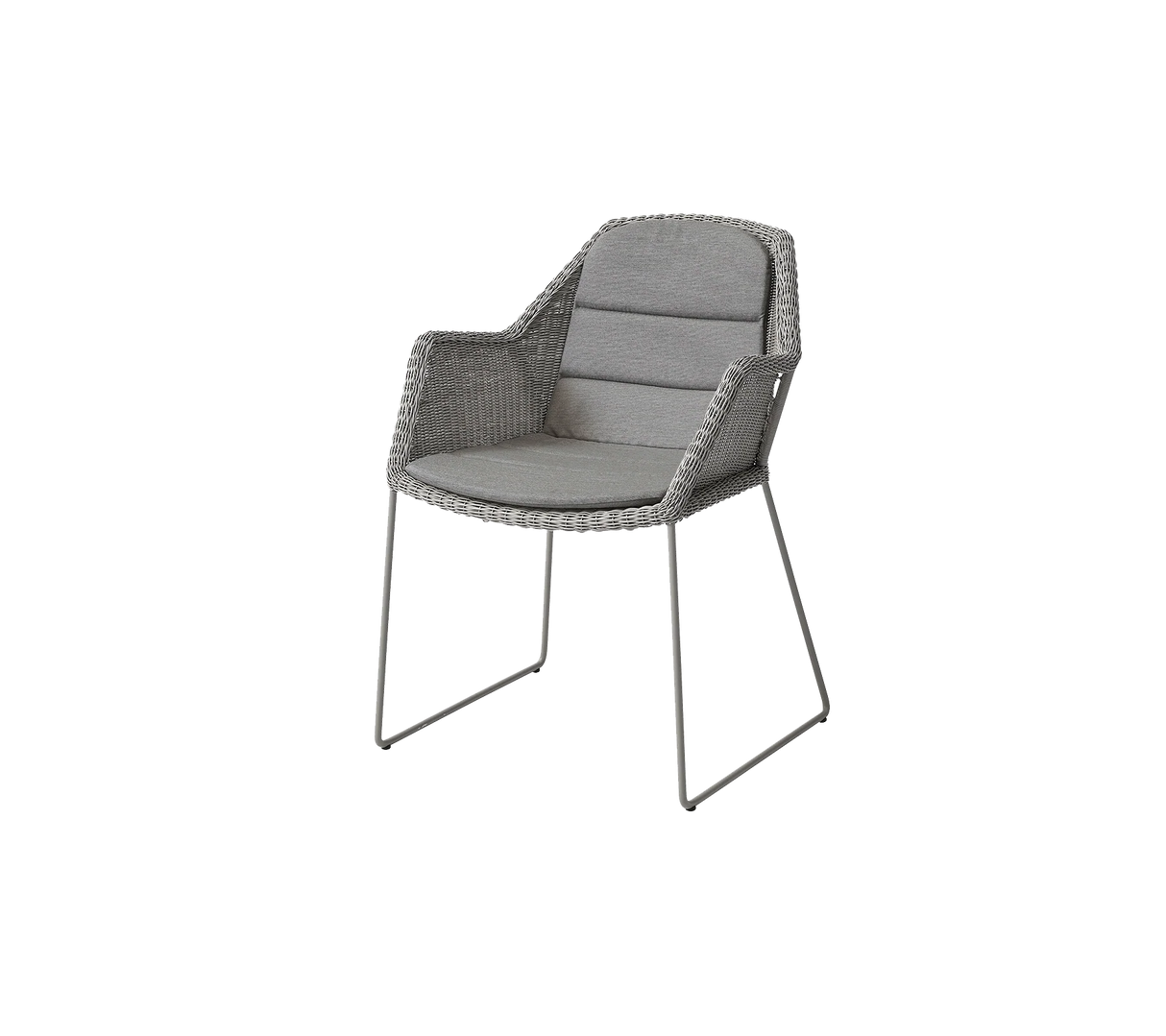 Breeze stol inkl. hynde fra Cane-line - Taupe / Taupe - Cane-line Natté - Jacobsen Plus
