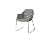 Breeze stol inkl. hynde fra Cane-line - Taupe / Taupe - Cane-line Natté - Jacobsen Plus