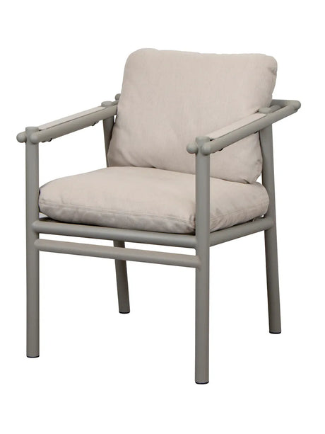 Sticks havestol, taupe aluminium fra Cane-line - Sand, Cane-line Natté - Jacobsen Plus