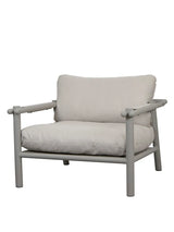 Sticks Loungestol, taupe aluminium fra Cane-line - Sand, Cane-line Natté - Jacobsen Plus