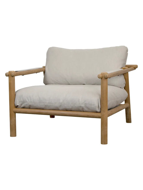 Sticks Loungestol, teak fra Cane-line - Sand, Cane-line Natté - Jacobsen Plus