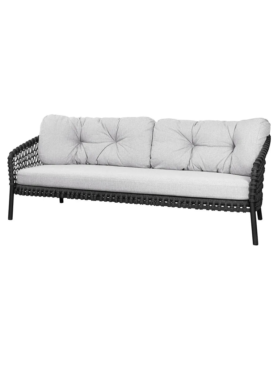 Ocean 3-pers. Sofa, soft rope fra Cane-line - 5 - Jacobsen Plus