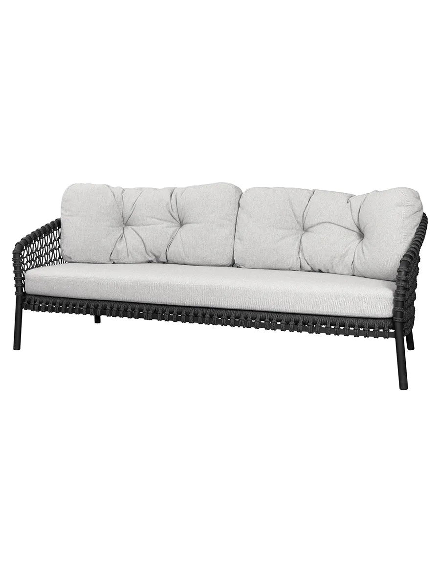 Ocean 3-pers. Sofa, soft rope fra Cane-line - 4 - Jacobsen Plus