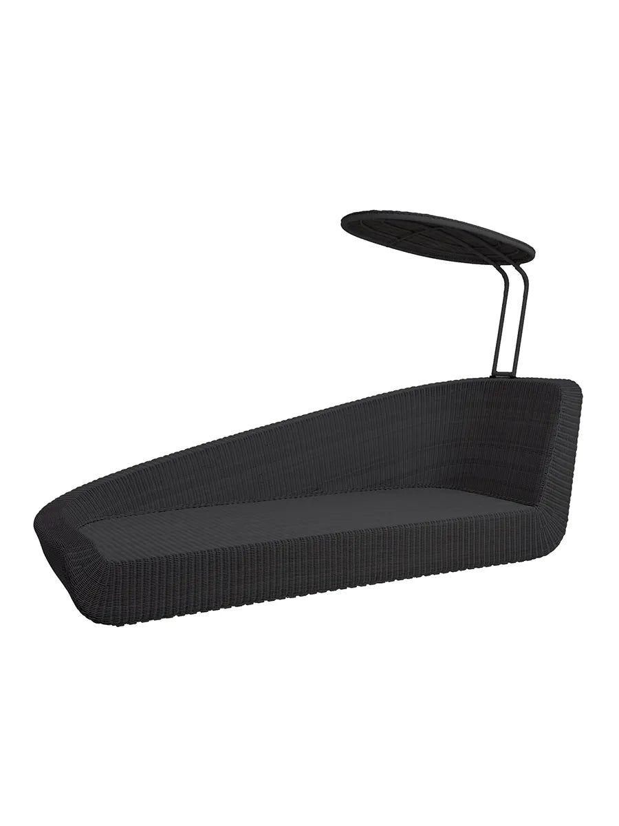Savannah Daybed, højre fra Cane-line - Ingen hynde - Jacobsen Plus