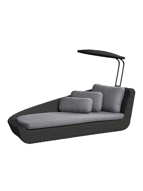 Savannah Daybed, højre fra Cane-line - Grå, Cane-line Natte hynde - Jacobsen Plus