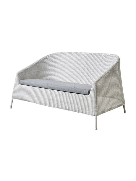 Kingston 2-pers. Loungesofa fra Cane-line - Hvid-grå / Grey, Cane-line Natté - Jacobsen Plus