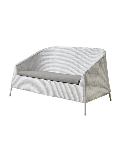 Kingston 2-pers. Loungesofa fra Cane-line - Hvid-grå / Taupe, Cane-line Natté - Jacobsen Plus