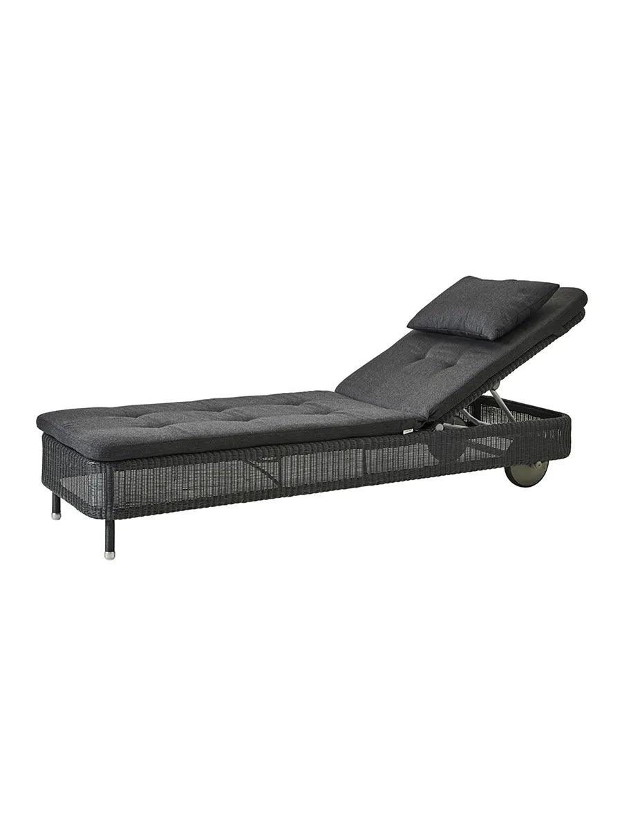 Presley Solvogn fra Cane-line - Graphite / Black, Cane-line Natté - Jacobsen Plus