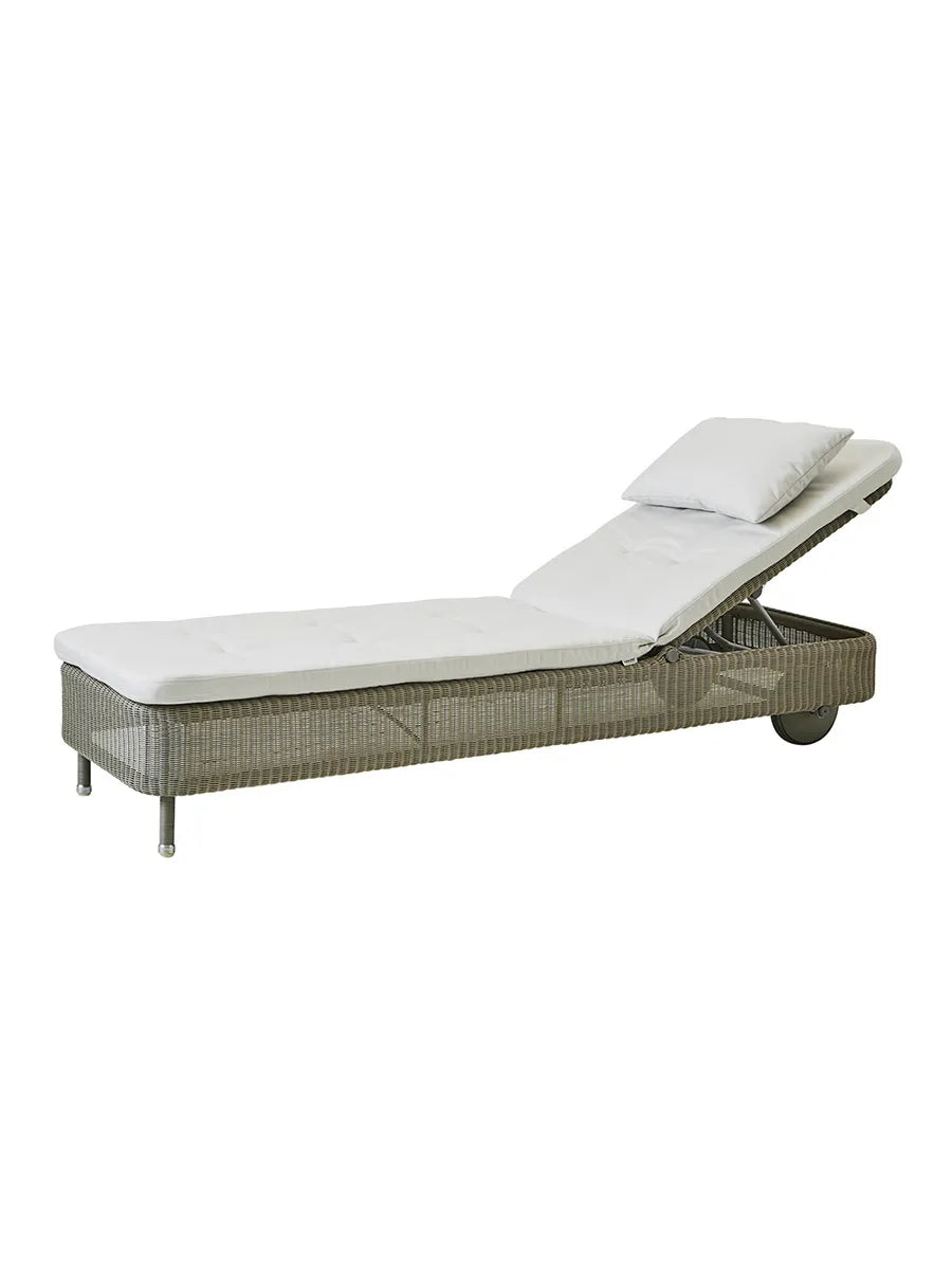 Presley Solvogn fra Cane-line - Taupe / White, Cane-line Natté - Jacobsen Plus