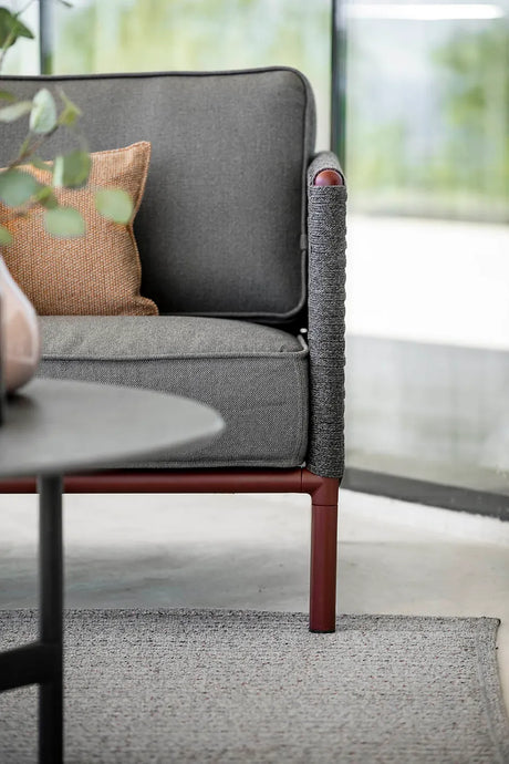 Encore 3-pers. Sofa fra Cane-line - Lava grey-Dark grey - Jacobsen Plus